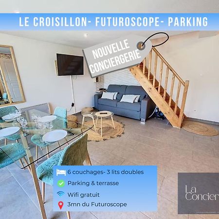 Le Croisillon -Futuroscope-Parking-Laconciergerie Шасней дю Пуату Екстериор снимка